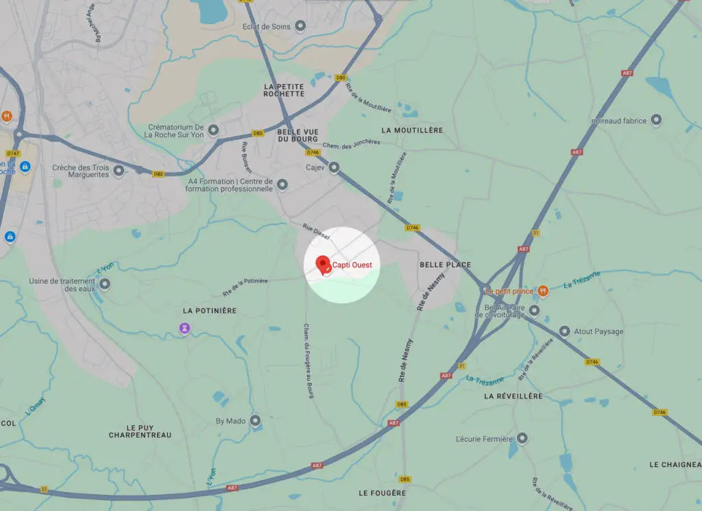 adrese entreprise captiouest